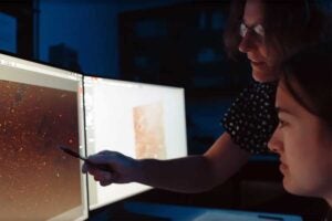 Biology professor Dr. Nadja Spitzer leads research that peers into the brain