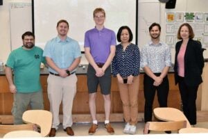 Physics students shine bright with awards, scholarships, and honors