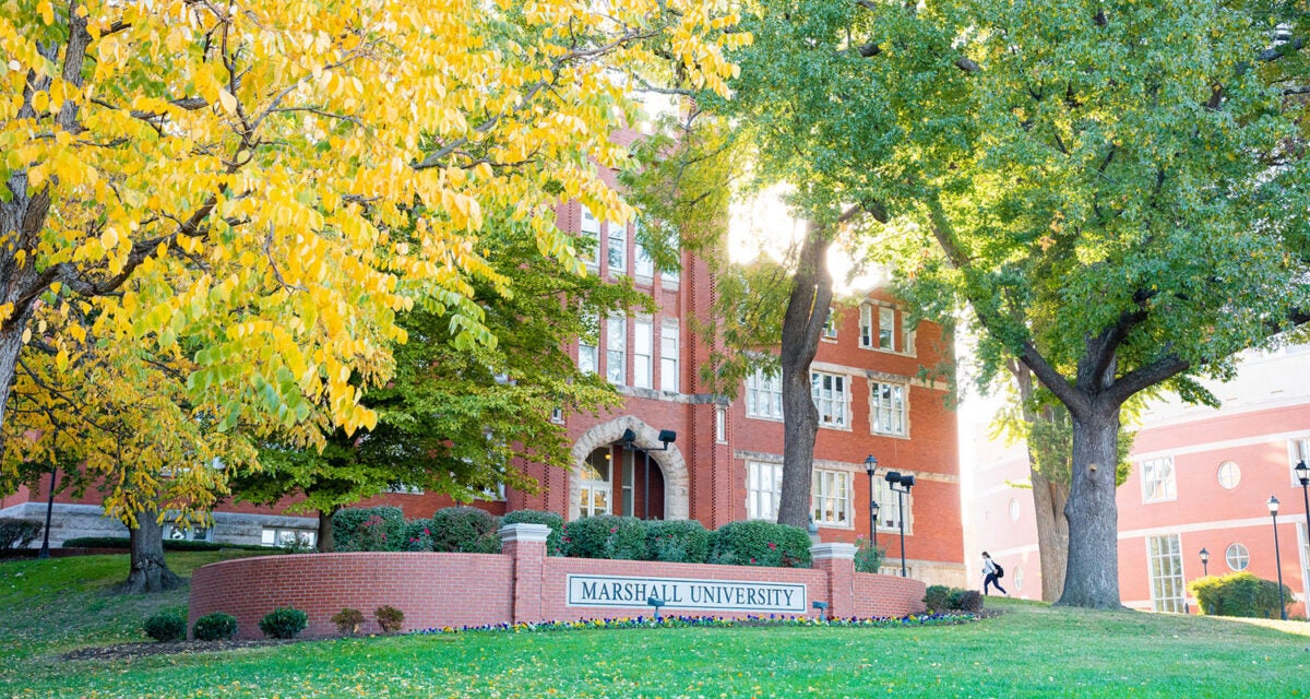 Marshall University's Old Main on the Huntington campus.