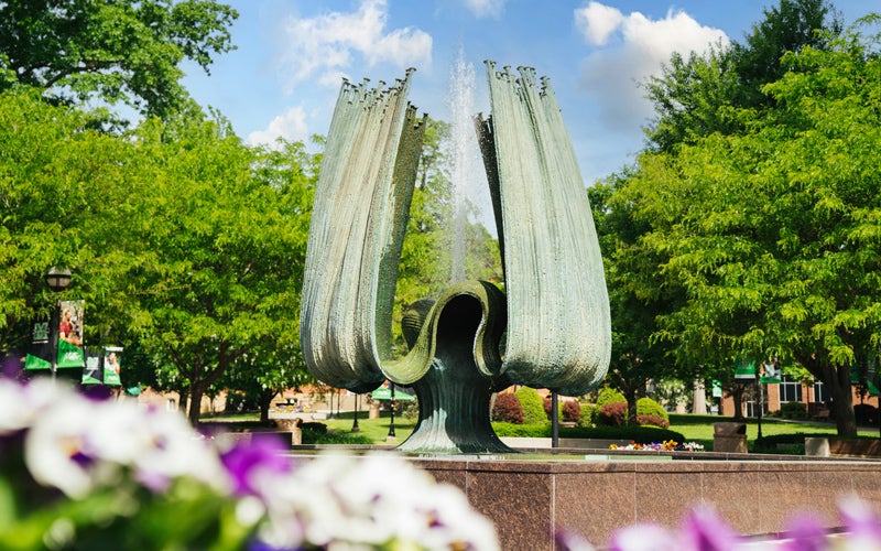 Memorial Fountain at Marshall University